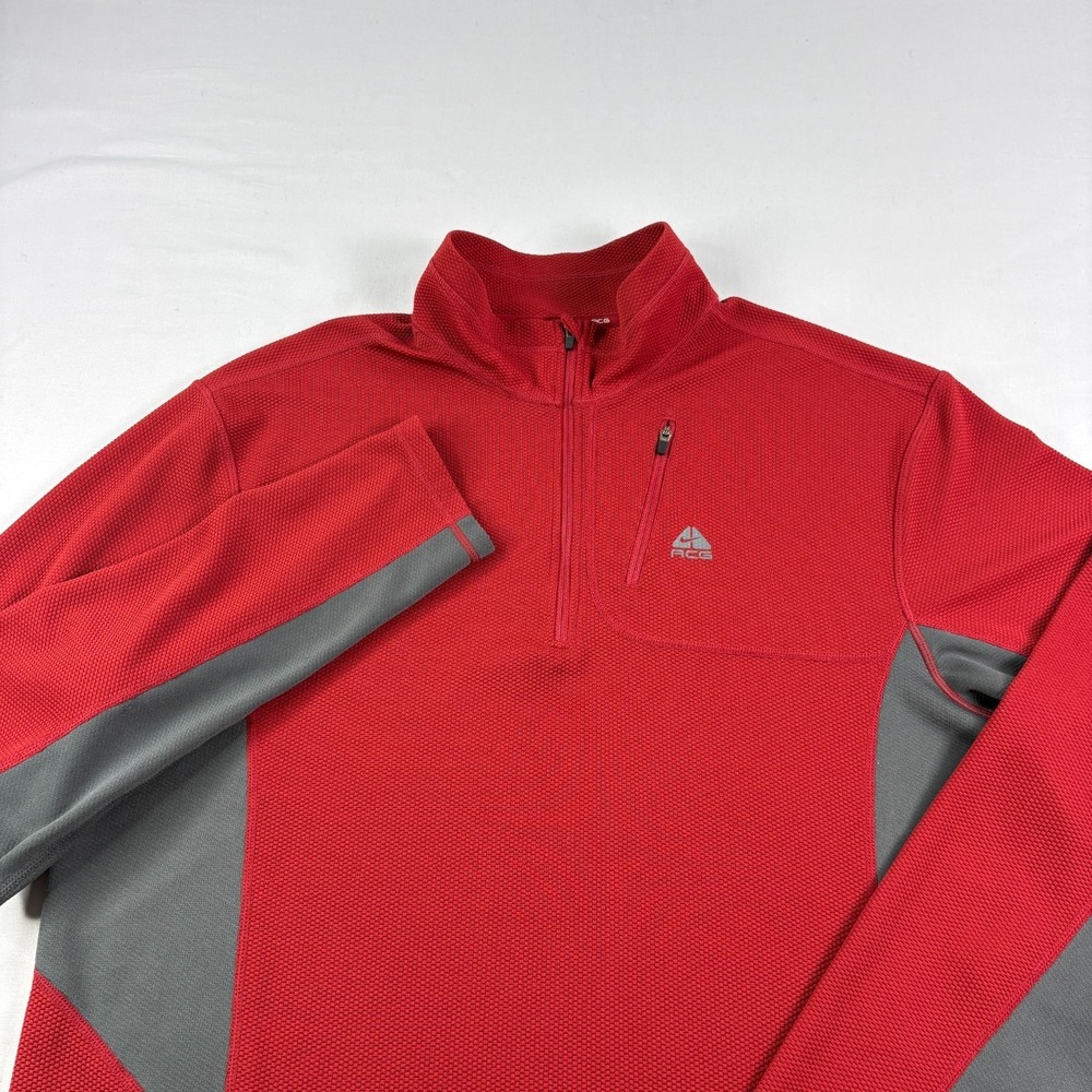 Nike ACG Shirt Mens XL 1/4 Zip Pullover Golf Performance Long Sleeve Vintage Y2K